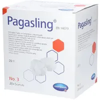 Pagasling Mulltupfer Gr.3 pflaumengroß steril 20x5 St Tupfer