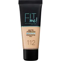 Maybelline Fit Me! Matte+ Poreless Liquid Foundation 112 Soft Beige 30 ml