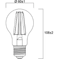 Sylvania E27 LED Warmweiß 2700K | A-Energieklasse | Ersatz für 60W | Klassische Glühbirnen E27 Form