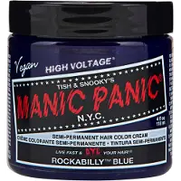 Manic Panic Semi-Permanent Hair Color Cream Rockabilly Blue