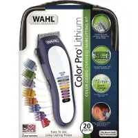 Wahl ColorPro, Blau, Weiß, 2,5 cm, 1,5 mm, Lithium-Ion (Li-Ion), 155,7 mm, 79,5 mm