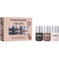 Le Mini Macaron Gel Polish Les Minis Coffee Shop 3 x 5 ml - "Espresso
