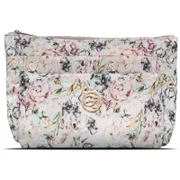 Gillian Jones - 3-room cosmetic bag Rose flowerprint - Toilettaske