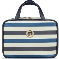 Gillian Jones - Organizer Cosmetic bag w. hangup function Dark blue/white stripes - Kulturbeutel