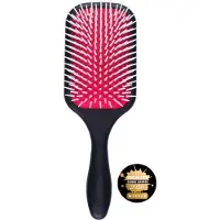 Denman D38 Power Paddle Zwart/rood