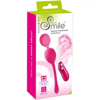 Sweet Smile SMILE Liebeskugeln - Funkvibrations-Ei - 82g (pink)