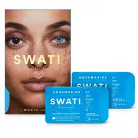 Swati 1-Monats-Kontaktlinsen Aquamarine