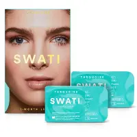 Swati - Coloured Contact Lenses 1 Month - Turquoise