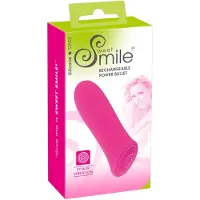 Sweet Smile SMILE Power Bullet - Akku Mini Vibrator in Pink, extra stark