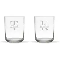 Yoursurprise Trinkglas mit Gravur - Deluxe (2 Stück)