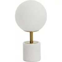 Light & Living Design table lamp Medina white with gold 35cm