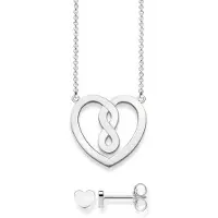 Thomas Sabo Set Collier/Ohrstecker Herz SET0557-001-21-L42v