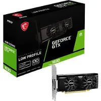 MSI GTX 1630 4GT LP OC, GeForce GTX 1630, 4 GB, GDDR6, 64 Bit, 7680 x 4320 Pixel, PCI Express 3.0