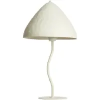 Light & Living - Tischleuchte Elimo - Weiß - Ø25cm Tischlampe - Nachttischlampe, Wohnzimmer, Schlafzimmer