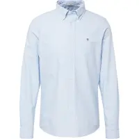 Gant für Herren. 3000202 Slim Fit Oxford Hemd blau (L), Lässig, Baumwolle, Klassisch, Langarm