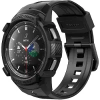 Spigen Rugged Armor Pro Case für die Samsung Galaxy Watch 4 - 46 mm - Schwarz