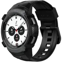 Spigen Rugged Armor Pro Case für die Samsung Galaxy Watch 4 - 42 mm - Charcoal Gray