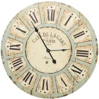 vidaXL Wanduhr Mehrfarbig 60 cm MDF