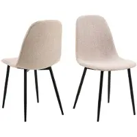 Actona SVEA Stuhl in Stoff beige 44x54x86 cm