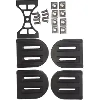 K2 Snowboard - Pucks von Splitboard - Voile Splitboard Hardware Puck Set Canted - schwarz