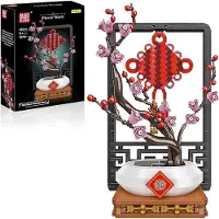 Mould King 10014 Flower World Blume Chinesische Pflaume Geschenk