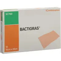 Smith&Nephew Bactigras Antiseptische Paraffingaze 15x 10 St
