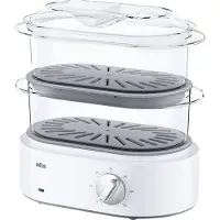 Braun Identity Collection Dampfgarer FS 5100 Weiß 3216-FS5100WH