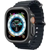 Spigen Thin Fit Bumper für das Apple Watch Ultra / Ultra 2 / Ultra 3 - 49 mm - Schwarz