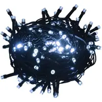 vidaXL LED-Lichterkette mit 300 LEDs Kaltweiß 30 m PVC