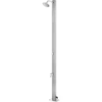 vidaXL Gartendusche 215 cm Edelstahl