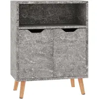 vidaXL Sideboard Betongrau 60x30x72 cm Holzwerkstoff