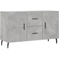vidaXL Sideboard Betongrau 100x36x60 cm Holzwerkstoff