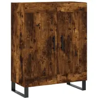 vidaXL Sideboard Räuchereiche 69,5x34x90 cm Holzwerkstoff