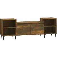 vidaXL TV-Schrank Räuchereiche 160x35x55 cm Holzwerkstoff