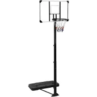 vidaXL Basketballständer Transparent 256-361 cm Polycarbonat