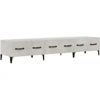 vidaXL TV-Schrank Betongrau 150x34,5x30 cm Holzwerkstoff