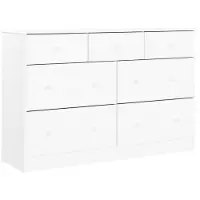 vidaXL Kommode ALTA Weiß 112x35x73 cm Massivholz Kiefer
