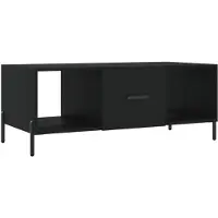 vidaXL Couchtisch Schwarz 102x50x40 cm Holzwerkstoff