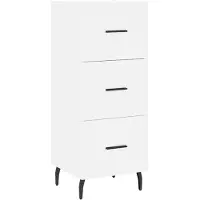 vidaXL Sideboard Weiß 34,5x34x90 cm Holzwerkstoff