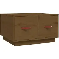 vidaXL Couchtisch Honigbraun 60x53x35 cm Massivholz Kiefer