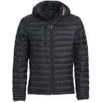 Clique Jacke Hudson mit daunenähnlicher Wattierung, abnehmbarer Kapuze und Reißverschlusstaschen