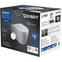 Duravit 45290900A11 Wand-WC Set ME by Starck riml.,Weiß