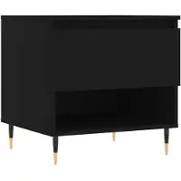 vidaXL Couchtisch Schwarz 50x46x50 cm Holzwerkstoff