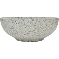 vidaXL Aufsatzwaschbecken Grau Rund Ø41x14 cm Keramik