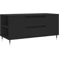vidaXL Couchtisch Schwarz 102x44,5x50 cm Holzwerkstoff