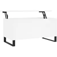 vidaXL Couchtisch Weiß 90x44,5x45 cm Holzwerkstoff