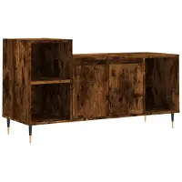 vidaXL TV-Schrank Räuchereiche 100x35x55 cm Holzwerkstoff