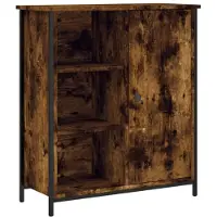 vidaXL Sideboard Räuchereiche 70x30x80 cm Holzwerkstoff