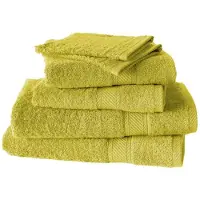 De Witte Lietaer Waschlappen Helene Warm Olive (6er Set)