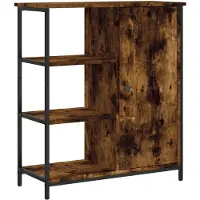 vidaXL Sideboard Räuchereiche 70x30x80 cm Holzwerkstoff